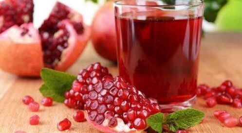 pomegranate juice to increase potency